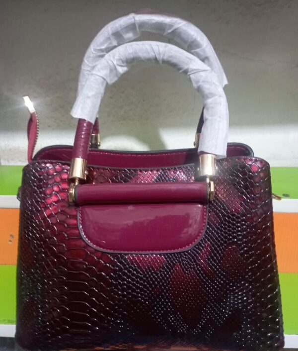 Animal skin designed handbag for women