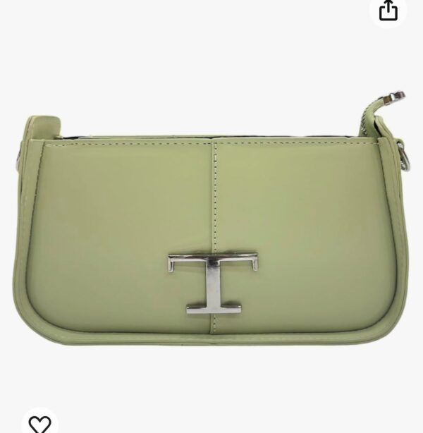 Half moon shaped clutch