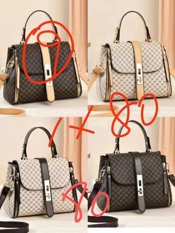 Geometric pattern Buckle bag - Image 4