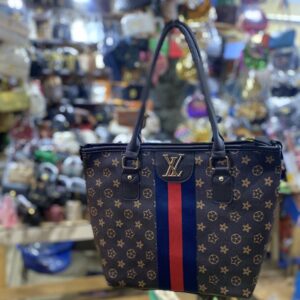 Brown LV tote bag