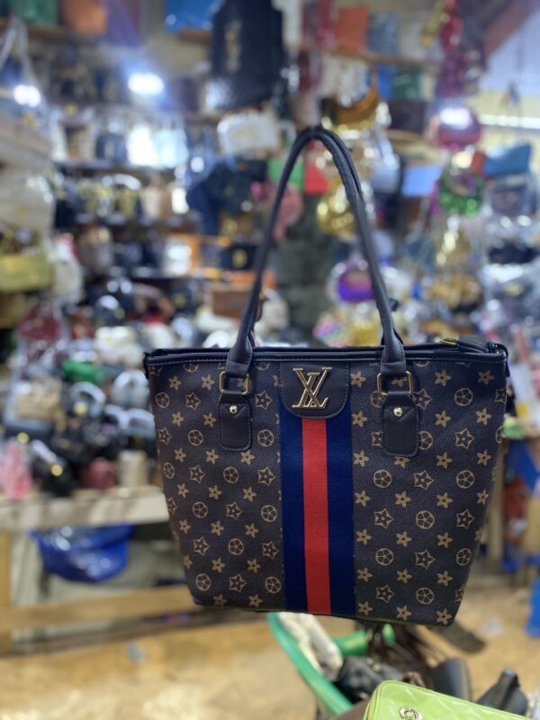 Brown LV tote bag