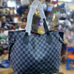 Navy-blue Vintage Pattern Tote bag