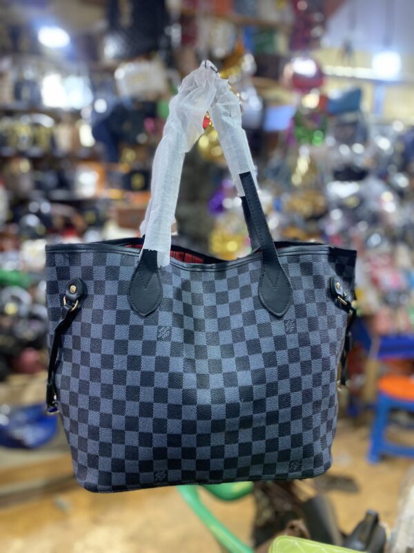 Navy-blue Vintage Pattern Tote bag