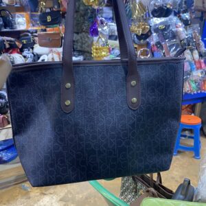 Writing  Navy Blue Tote Bag