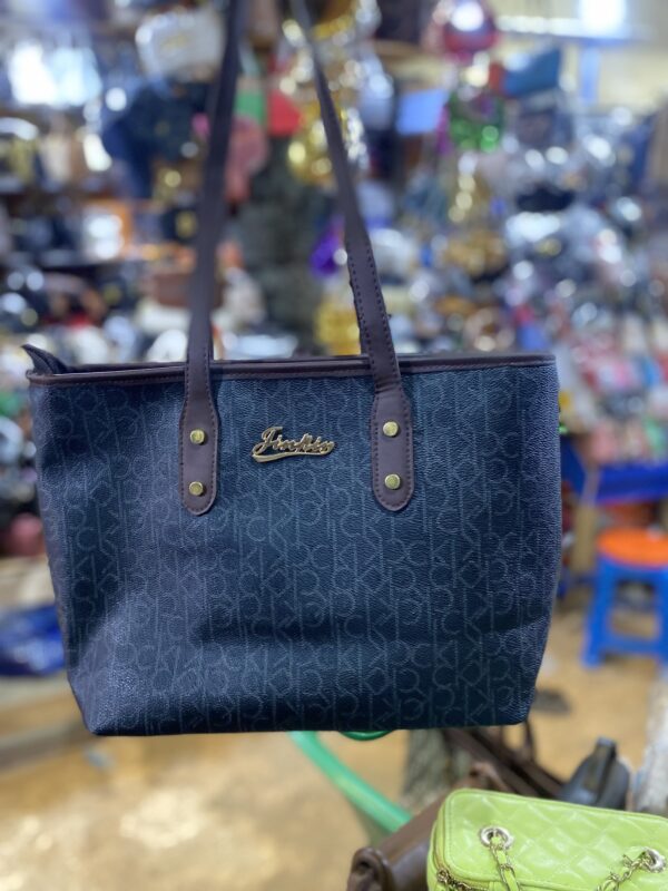 Writing  Navy Blue Tote Bag