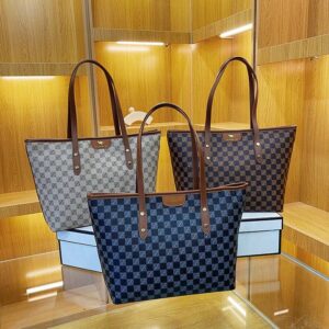 Check pattern Tote Bag