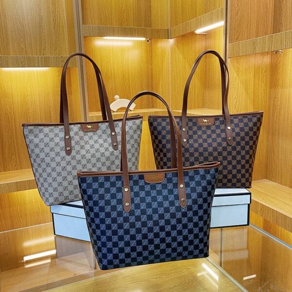 Check pattern Tote Bag