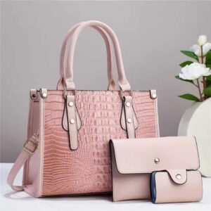 Crocodile Pattern Texture Handbag