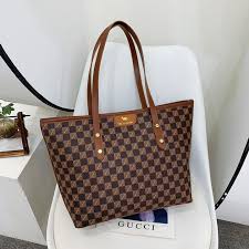 Check pattern Tote Bag