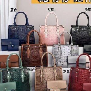 Crocodile Pattern Texture Handbag