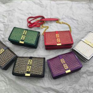 gold designed flap bag